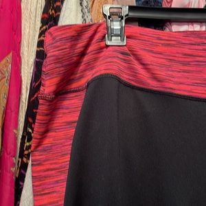 2x gear tek capris leggings pink and black
